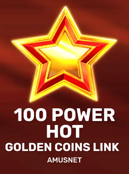100 Power Hot Golden Coins Link game tile